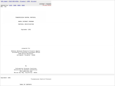 Imagem do post RFC 793: Transmission Control Protocol