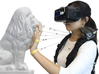 Imagem do post Interface permite sentir paredes e objetos sólidos na realidade virtual