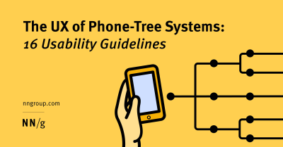 Imagem do post The UX of Phone-Tree Systems: 16 Usability Guidelines