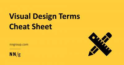 Imagem do post Visual Design Terms Cheat Sheet